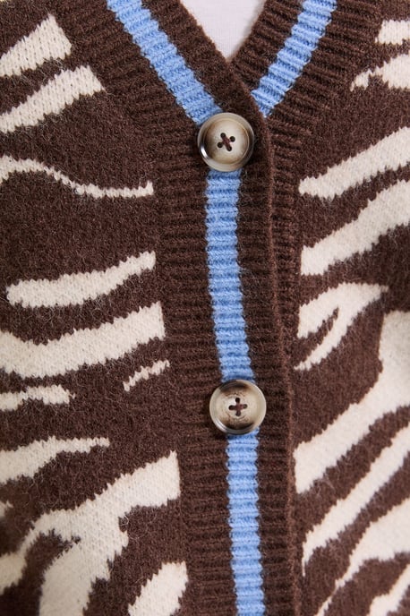 Animal Knitted Cardigan - Image 5