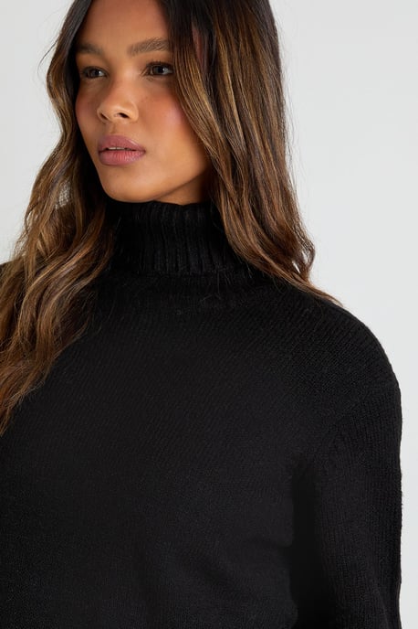 Super Soft Roll Neck Oversized Jumper - Image 4