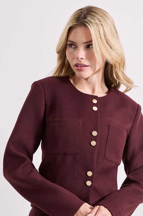 Collarless Jacket - Image 4