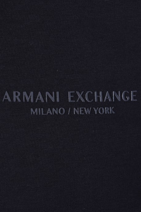 Armani Exchange Jersey Polo Shirt Deep Navy - Image 3