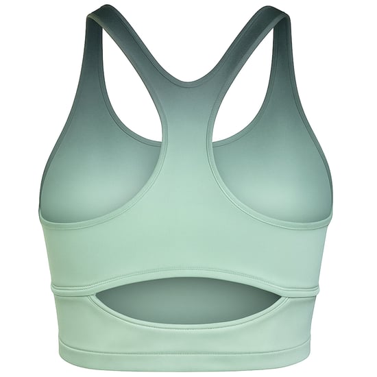 Puma Studio Ombre Womens Green Crop Top - Image 2