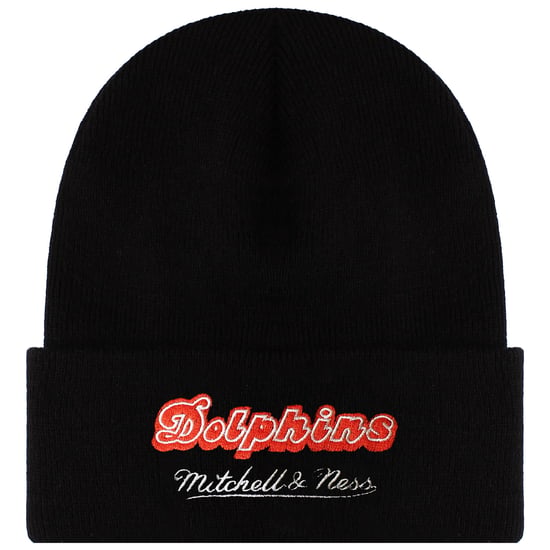 Mitchell & Ness NFL Miami Dolphins Origins Knit Beanie - Image 2