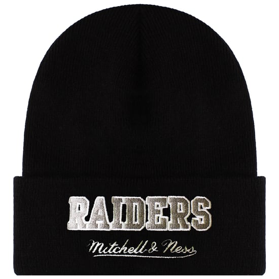 Mitchell & Ness NFL Oakland Raiders Origins Knit Beanie - Image 2