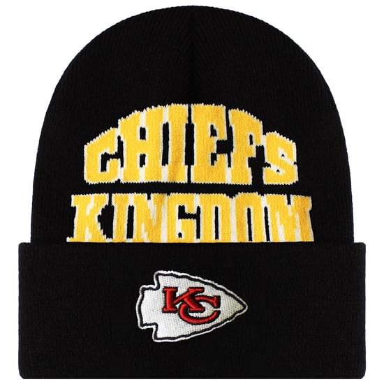 Mitchell & Ness NFL Kansas City Chiefs Origins Knit Beanie - Image 1