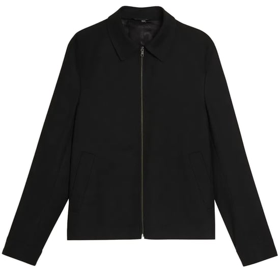 Ted Baker Henry Wool Blend Mens Black Harrington Jacket - Image 1