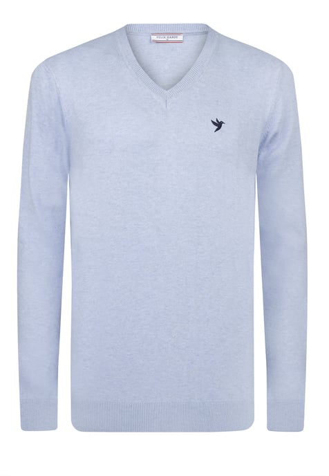 Pullover V-Neck Sweater - Image 1