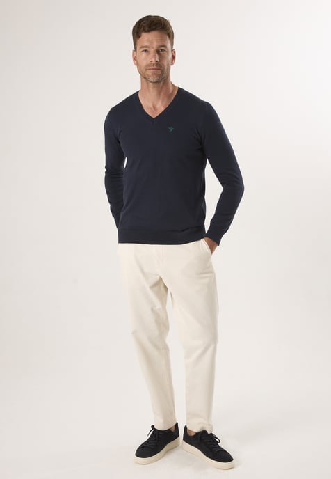 Pullover V-Neck Sweater - Image 2