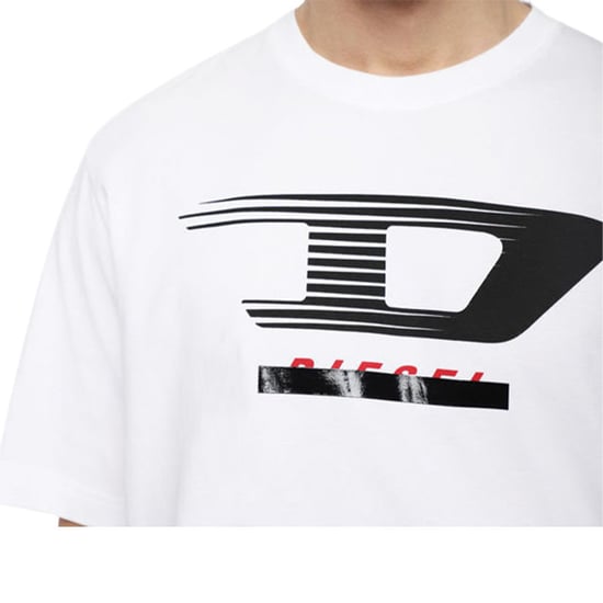DIESEL T JUST Y4 Mens T Shirt Crew Neck Short Sleeve Casual Cotton Tee - Image 3