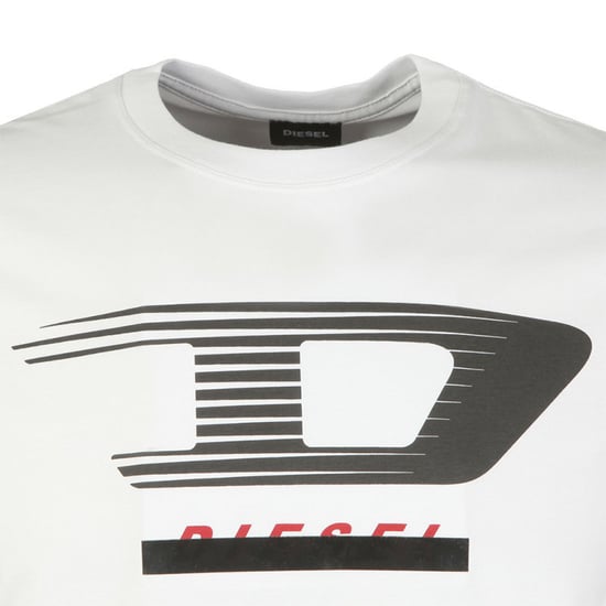 DIESEL T JUST Y4 Mens T Shirt Crew Neck Short Sleeve Casual Cotton Tee - Image 4