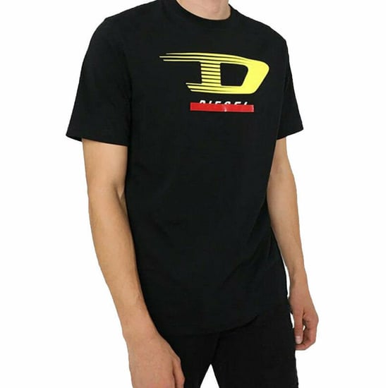 DIESEL T JUST Y4 Mens T Shirt Crew Neck Short Sleeve Casual Cotton Tee - Image 5