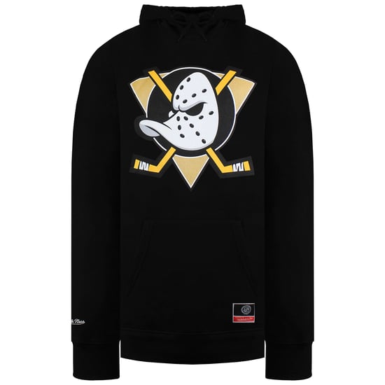 Mitchell & Ness NHL Anaheim Ducks Team Logo Black Hoodie - Image 1