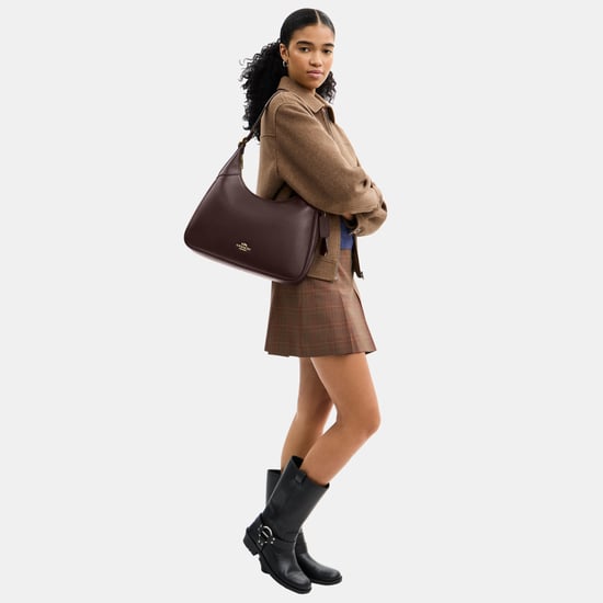 Ella Shoulder Bag in Soft Smooth Leather - Image 5