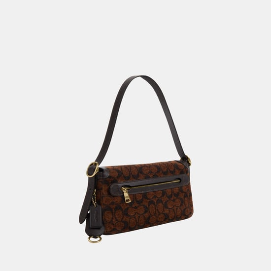 Etta Small Flap Shoulder Bag in Signature Chenille - Image 2
