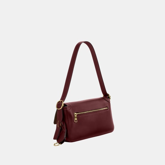 Etta Small Flap Shoulder Bag in Soft Smooth Leather - Image 2