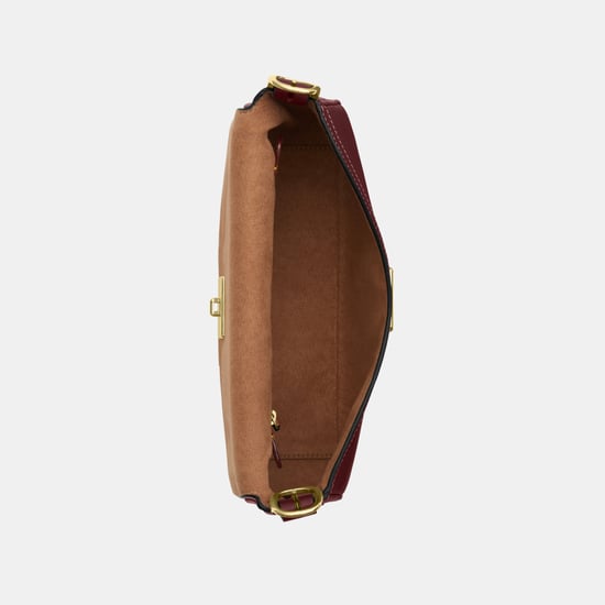 Etta Small Flap Shoulder Bag in Soft Smooth Leather - Image 3