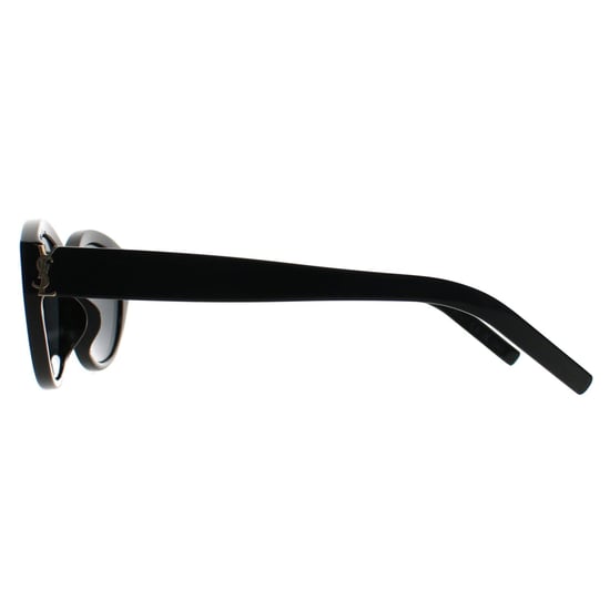 Saint Laurent Oval Womens Shiny Dark Havana Grey SLM148 - Image 2