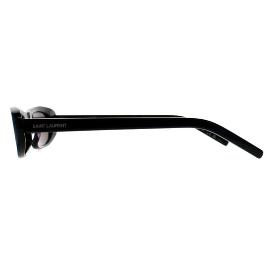 Saint Laurent Rectangle Womens Shiny Black Grey SL557 - Image 2