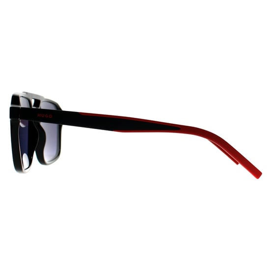 Hugo by Hugo Boss Aviator Mens Black Red Mirror HG 1335/S - Image 2