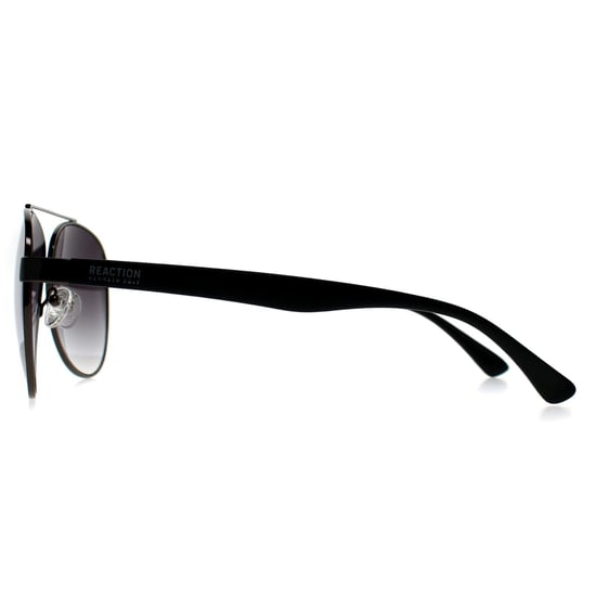 Kenneth Cole Reaction Aviator Unisex Shiny Gunmetal Smoke Gradient KC1394 - Image 2
