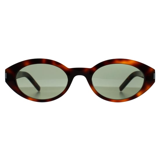 Saint Laurent Oval Womens Havana Green SL567 - Image 1