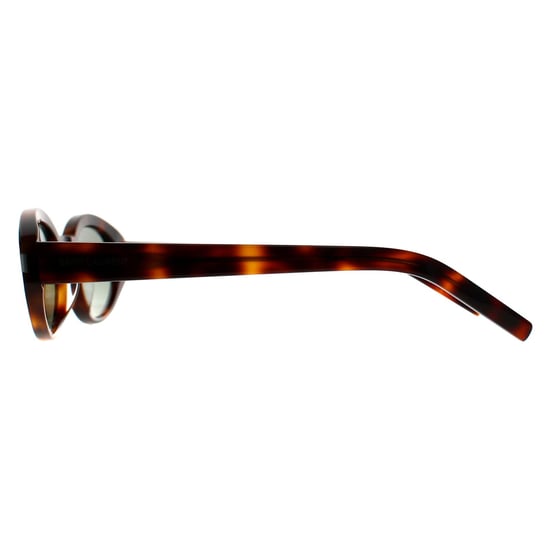 Saint Laurent Oval Womens Havana Green SL567 - Image 2