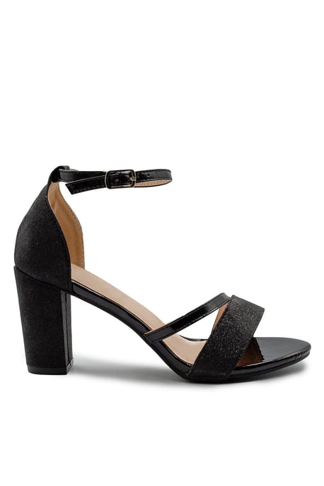 Wheres That From Womens 'Perla' Wide Fit Mid High Block Heel Sandals With Ankle Strap - Image 2
