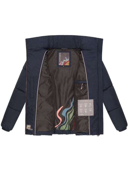 Navahoo Schokolinaa dam vinterjacka med hög fleecekrage - Image 5