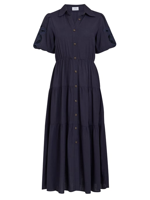 Carey Puff Sleeve Dress - Image 1