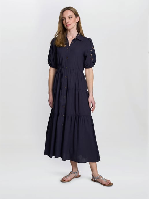 Carey Puff Sleeve Dress - Image 3