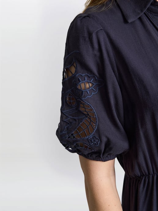 Carey Puff Sleeve Dress - Image 5