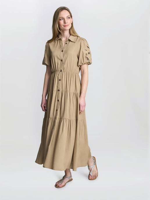 Carey Puff Sleeve Dress - Image 3