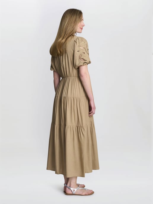 Carey Puff Sleeve Dress - Image 5