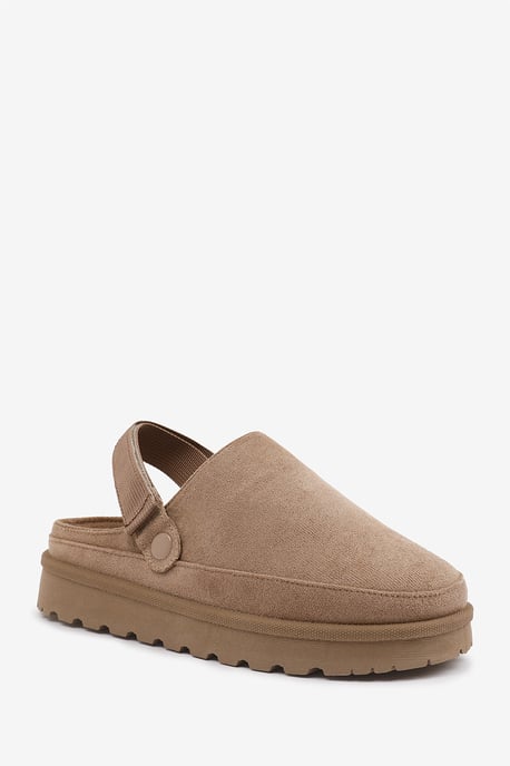 Wheres That From Womens 'Lumina' Cosy Adjustable Sling Back Faux-Suede Shoes - Image 3