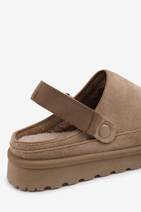 Wheres That From Womens 'Lumina' Cosy Adjustable Sling Back Faux-Suede Shoes - Image 5