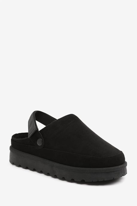 Wheres That From Womens 'Lumina' Cosy Adjustable Sling Back Faux-Suede Shoes - Image 3