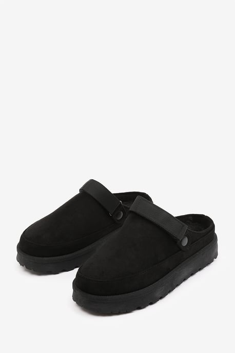 Wheres That From Womens 'Lumina' Cosy Adjustable Sling Back Faux-Suede Shoes - Image 4