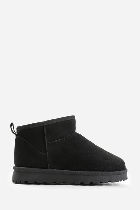Wheres That From Womens 'Taliah' Mini Faux-Suede Fur Lined Ankle Slipper Boots - Image 2