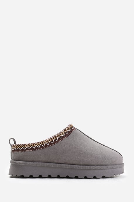 Wheres That From Womens 'Reina' Cosy Faux-Suede Fur Lining Slipper - Image 2