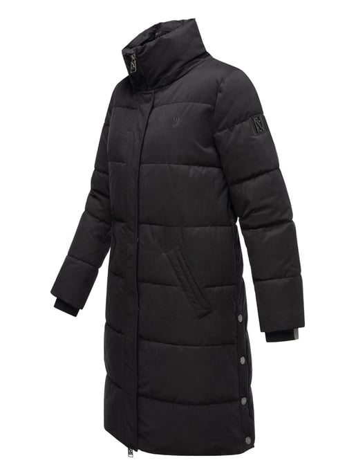 Navahoo Wintertanz dam vinterjacka lång quiltad med avtagbar huva - Image 3