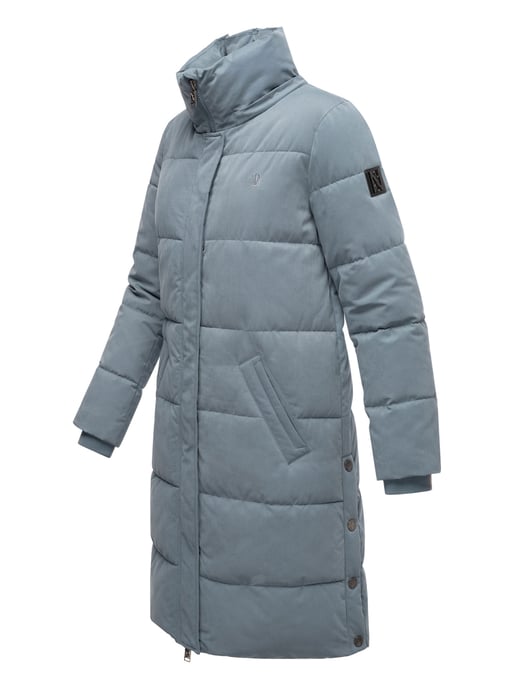 Navahoo Wintertanz dam vinterjacka lång quiltad med avtagbar huva - Image 3