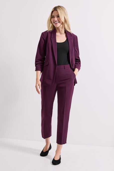 Ruched Sleeve Blazer - Image 2