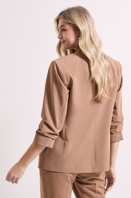 Ruched Sleeve Blazer - Image 4