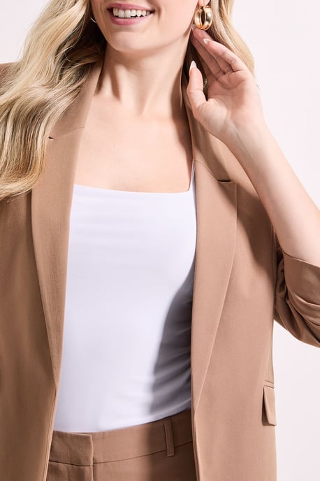 Ruched Sleeve Blazer - Image 5