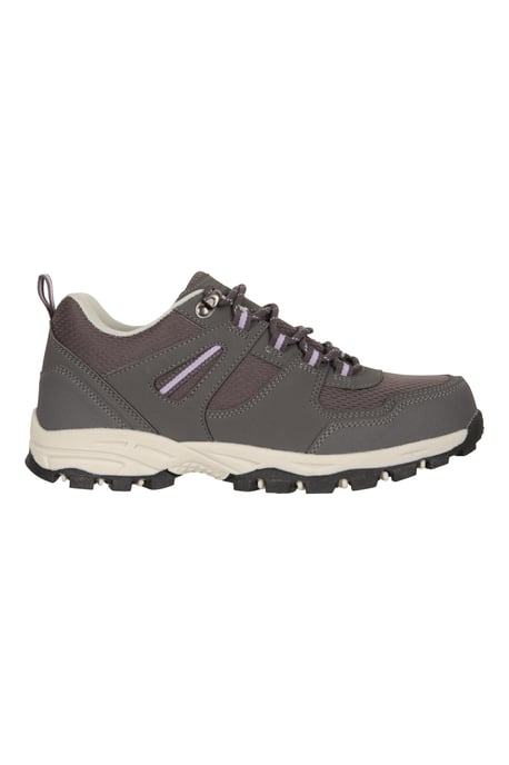 'McLeod' Women's Walking Shoes with Deep Lugs Mesh Lined Hiking Footwear Dark Grey - Image 2