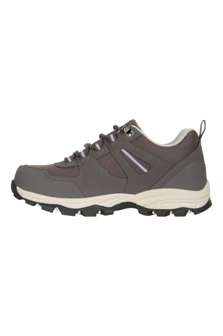 'McLeod' Women's Walking Shoes with Deep Lugs Mesh Lined Hiking Footwear Dark Grey - Image 4