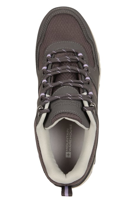 'McLeod' Women's Walking Shoes with Deep Lugs Mesh Lined Hiking Footwear Dark Grey - Image 5