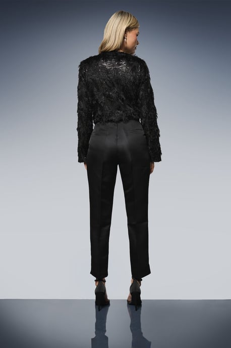 High Waisted Tapered Trousers - Image 3