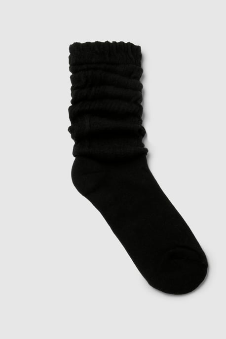 2 Pack Soft Ribbed Slouchy Socks - Image 2