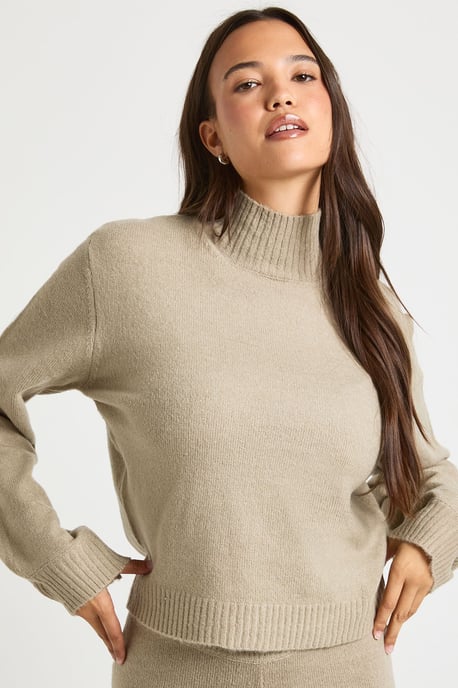 Super Soft Knitted Crop Jumper and Wide Leg Trouser Co-Ord - Image 4
