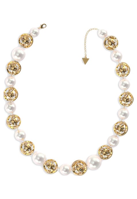 Guess UBN01385YGWH Ladies Logo Boule Necklace - Image 1